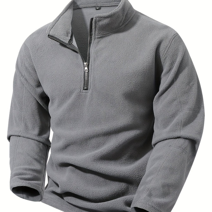 grayson | Half-Zip Stand-Collar Pullover