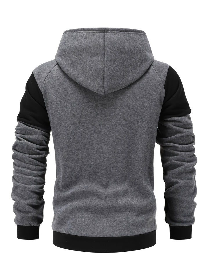 Bryce | color Block Zip-Up Hooded Jacket
