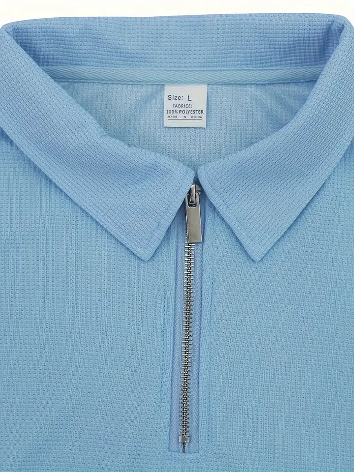 grayson | Classic Zipper Shirt and Short Set