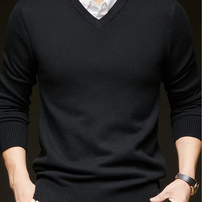 Hugh | Refined V-Neck Sweater