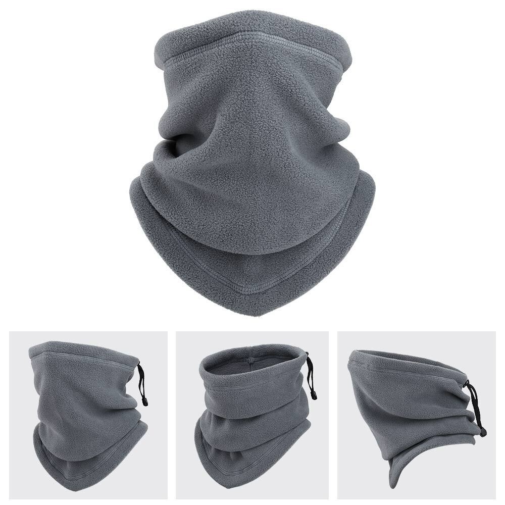 Fleece Neck Gaiter Scarf with Half Face Cover for Winter
