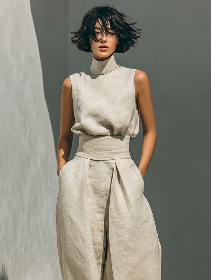 Maria | Stylish Tank Top and Loose Pants Set