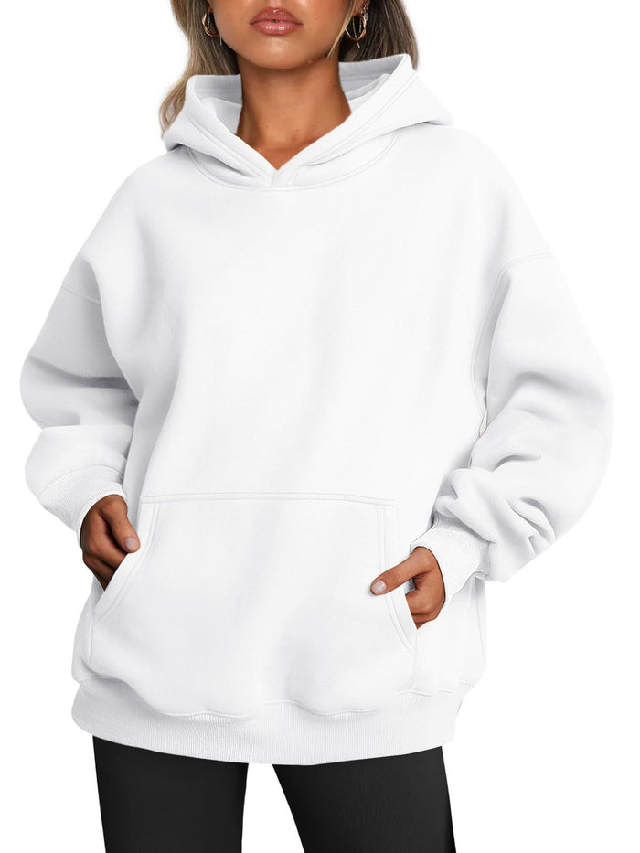 Riley | Oversized Fleece Lined Hoodie with Kangaroo Pocket