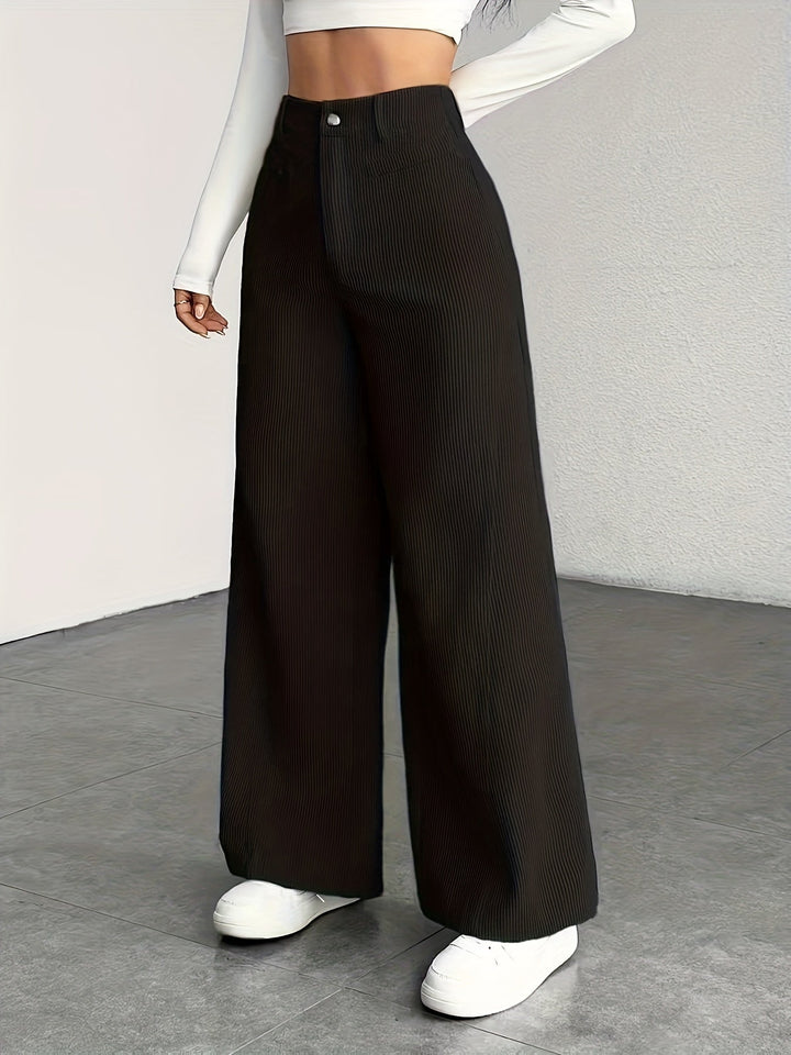 Kimberly | High-Waisted Wide-Leg Pants