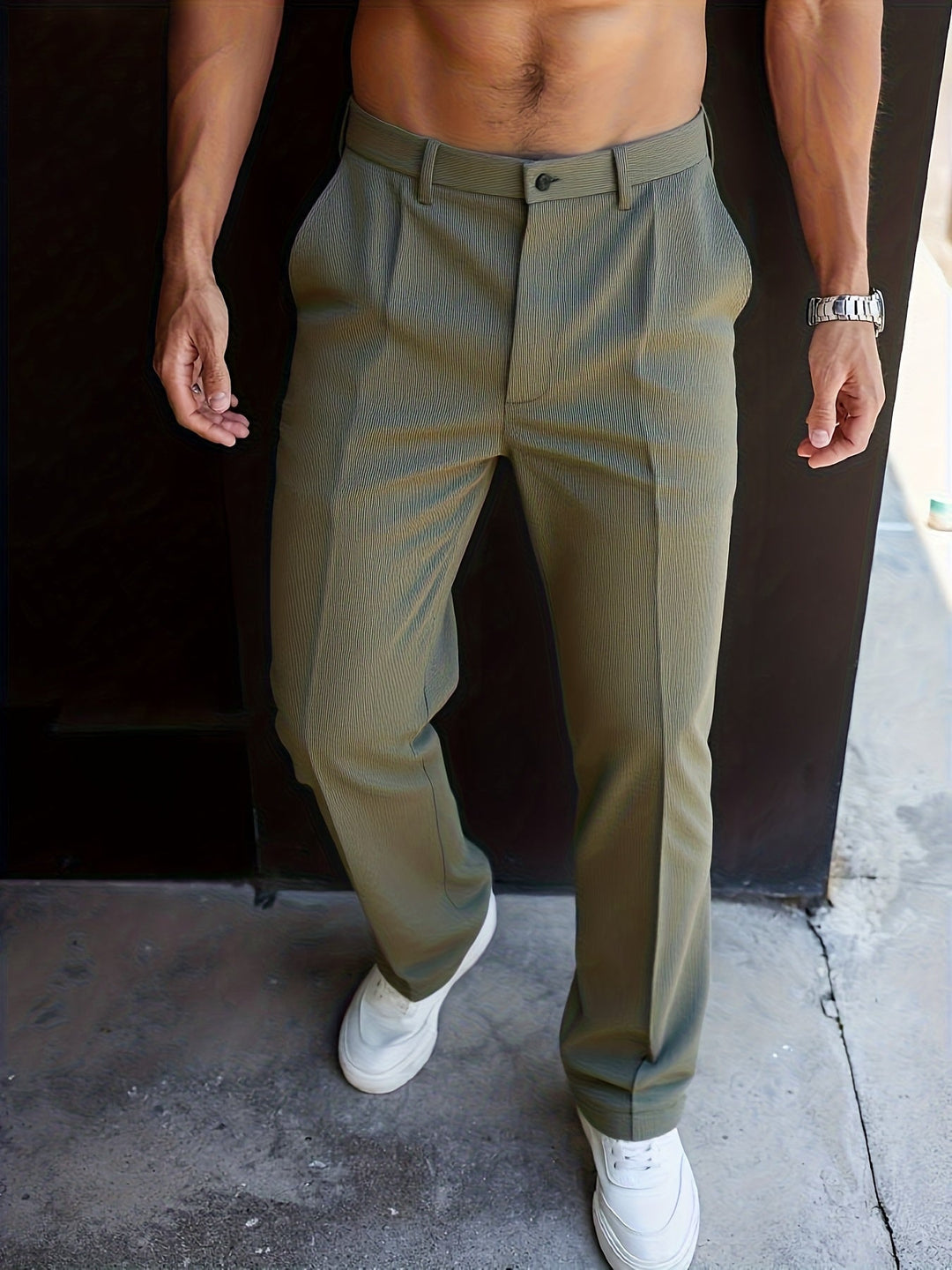 Vaughn | Tailored Straight-Leg Pants