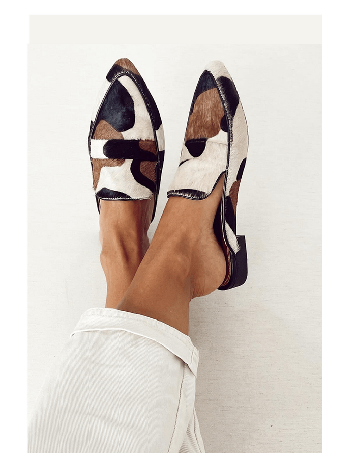 Samantha | Chic Patterned Comfort Loafers
