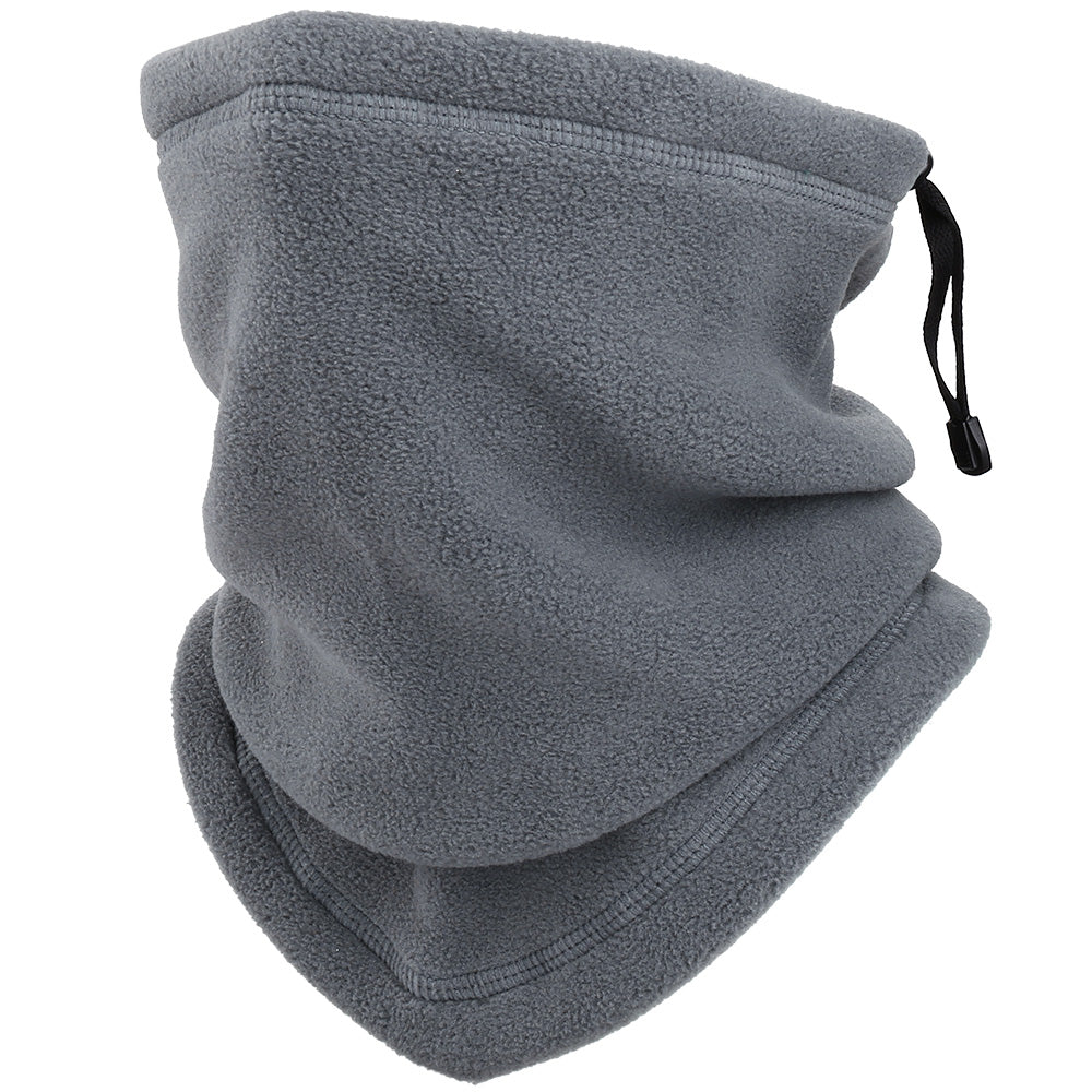 Fleece Neck Gaiter Scarf with Half Face Cover for Winter