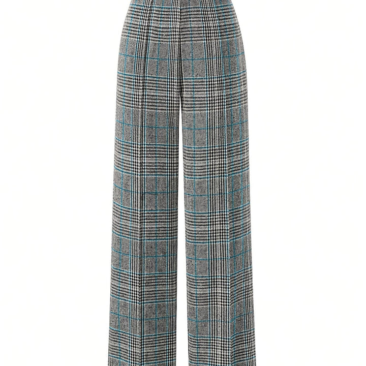 Matilda | Wide-Leg Plaid Pants