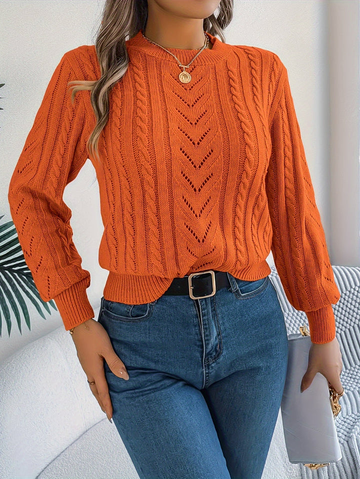 Blythe | Cable-Knit Textured Sweater