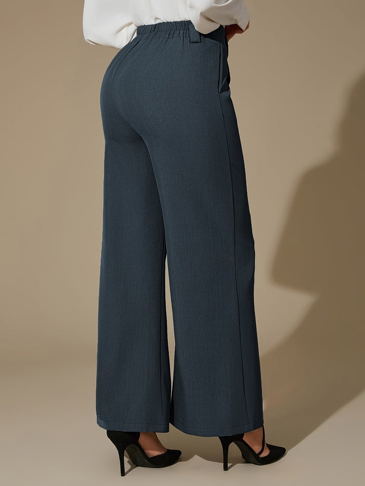 Lorraine | Wide-Leg Slit Pants
