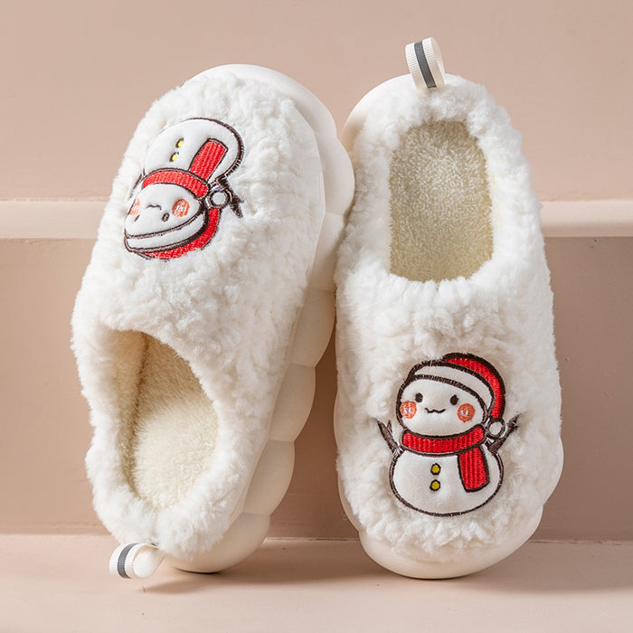 Riley | Cute Snowman Slippers with Thick Non-Slip Sole for Couples