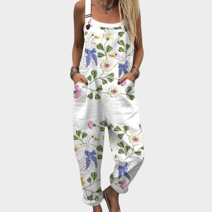 Angelica | Elegant Floral Printed Jumpsuit