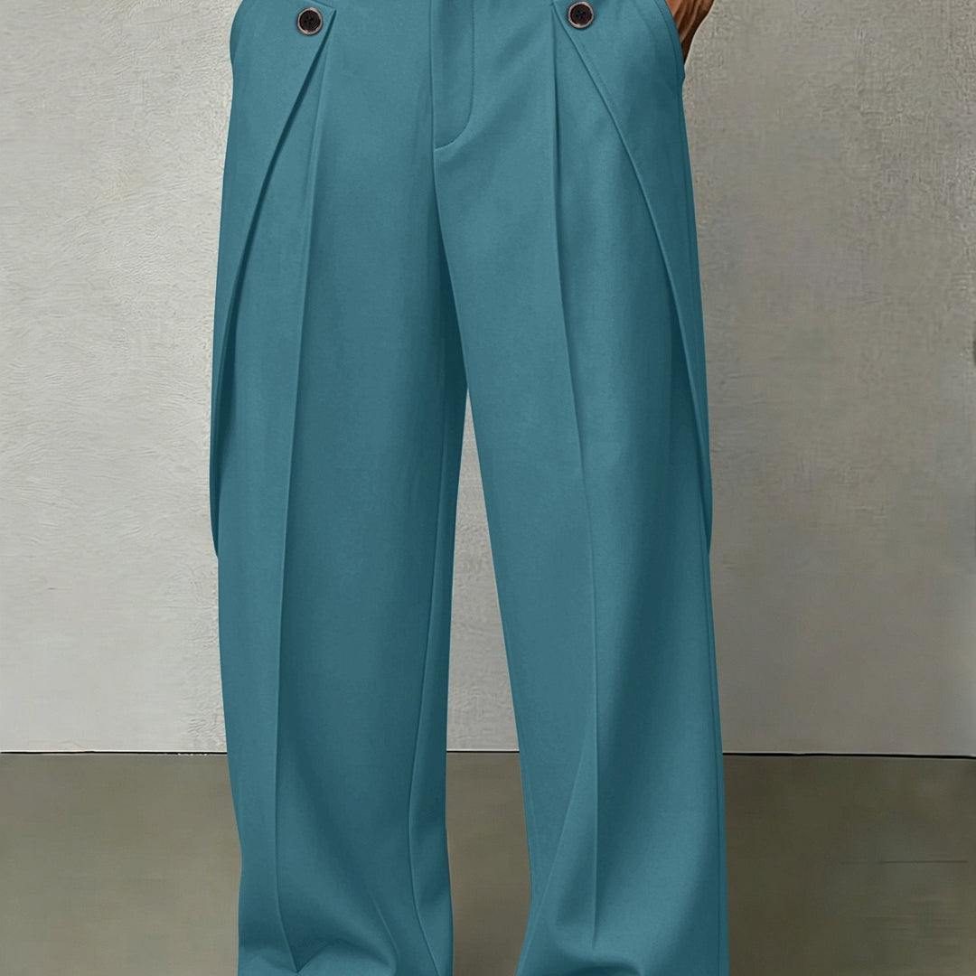 Hudson | Pleated Wide-Leg Pants