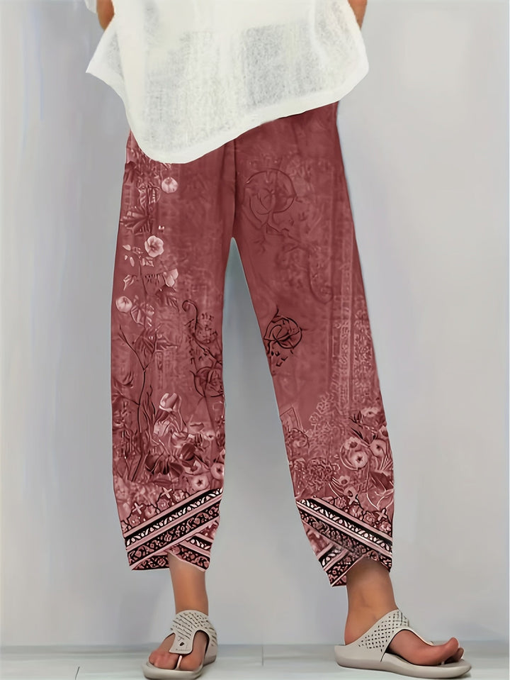 Meredith | Botanical Cropped Pants