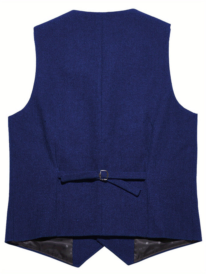 Byron | Refined Herringbone Waistcoat