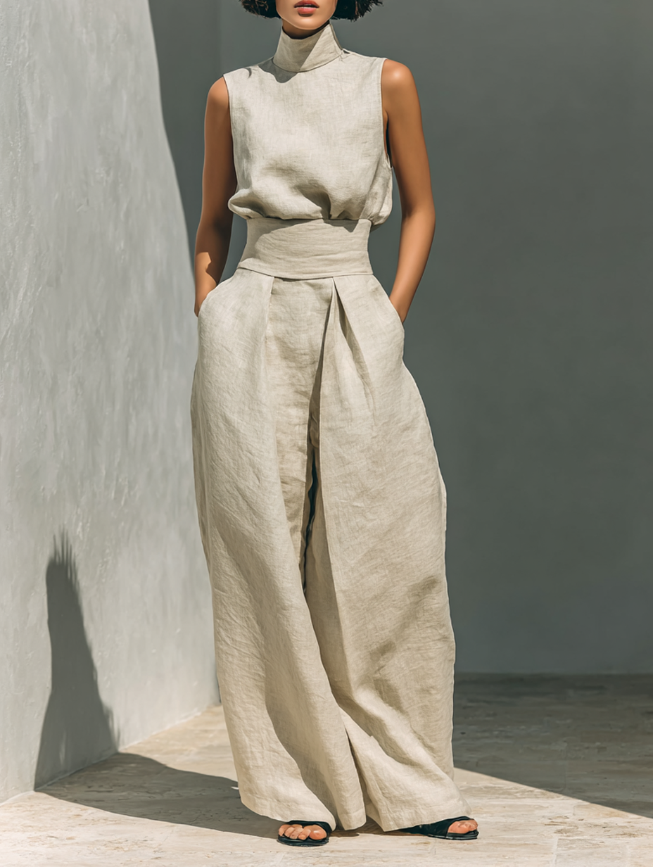 Maria | Stylish Tank Top and Loose Pants Set