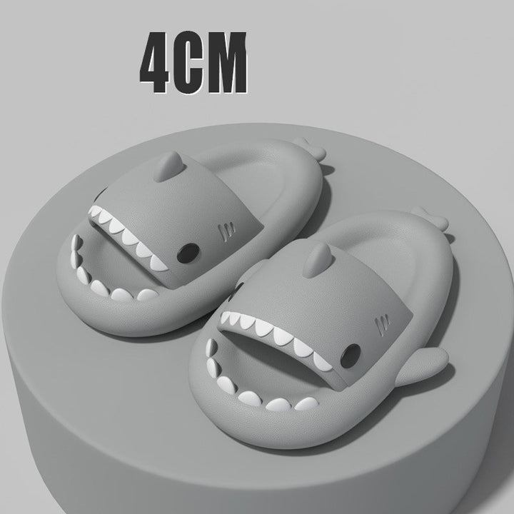 Cartoon Shark Slippers, Soft EVA with Thick Sole