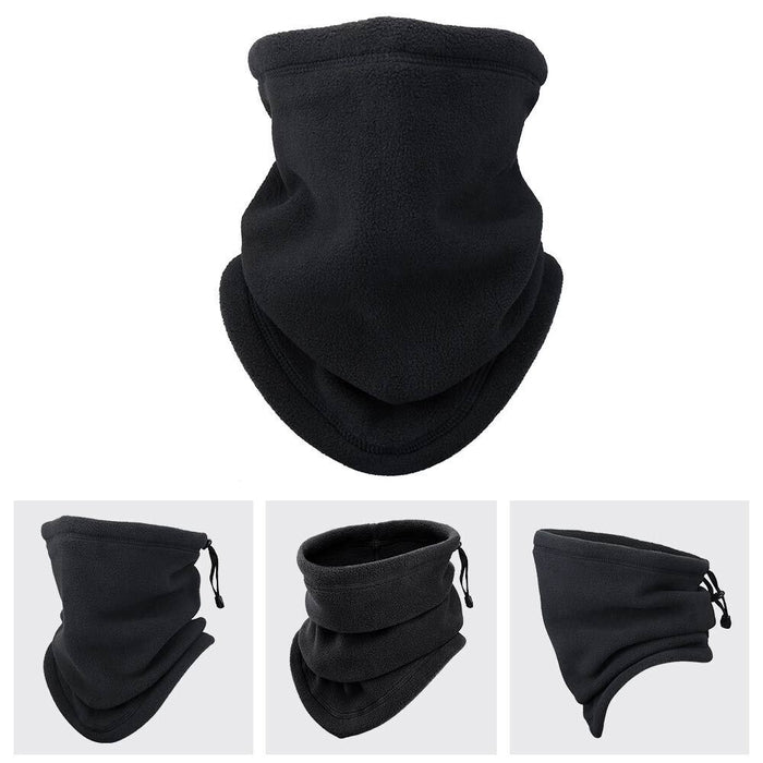 Jamie | Fleece neck gaiter and half face mask with drawstring, unisex