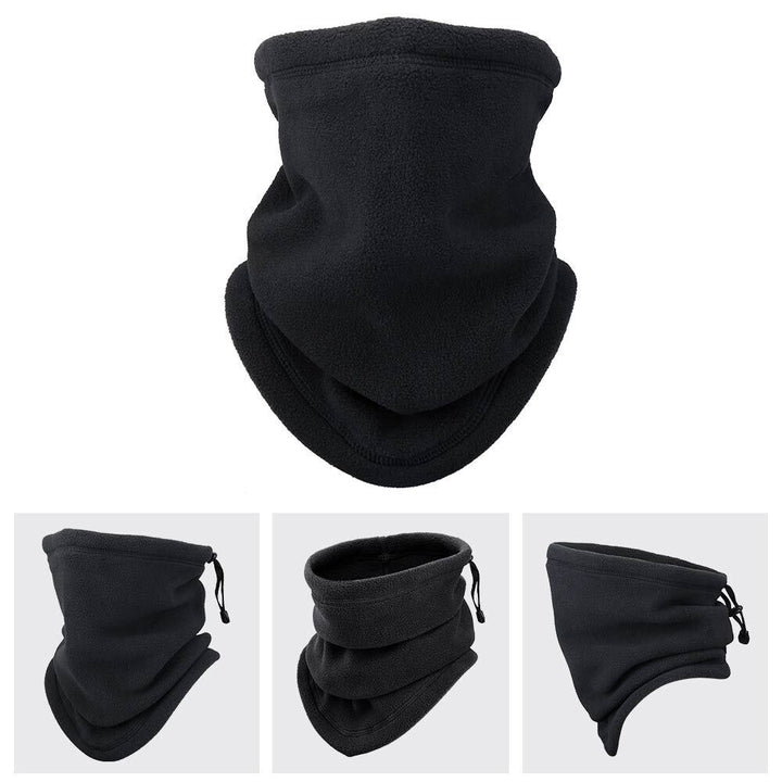 Fleece Neck Gaiter Scarf with Half Face Cover for Winter