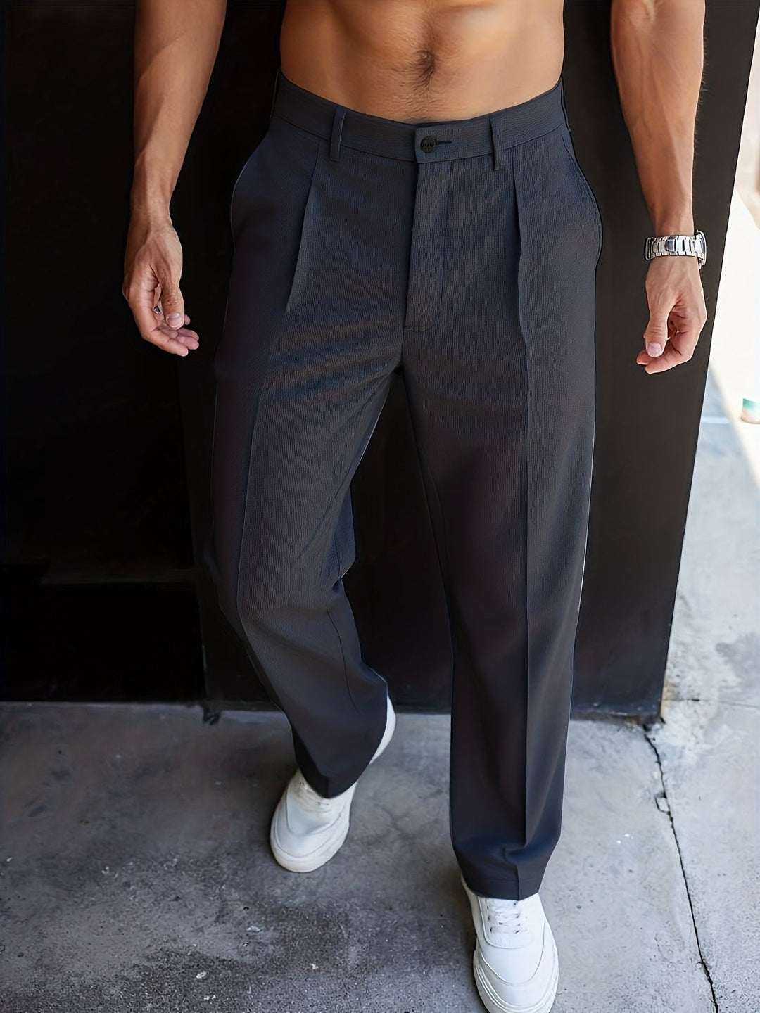 Vaughn | Tailored Straight-Leg Pants