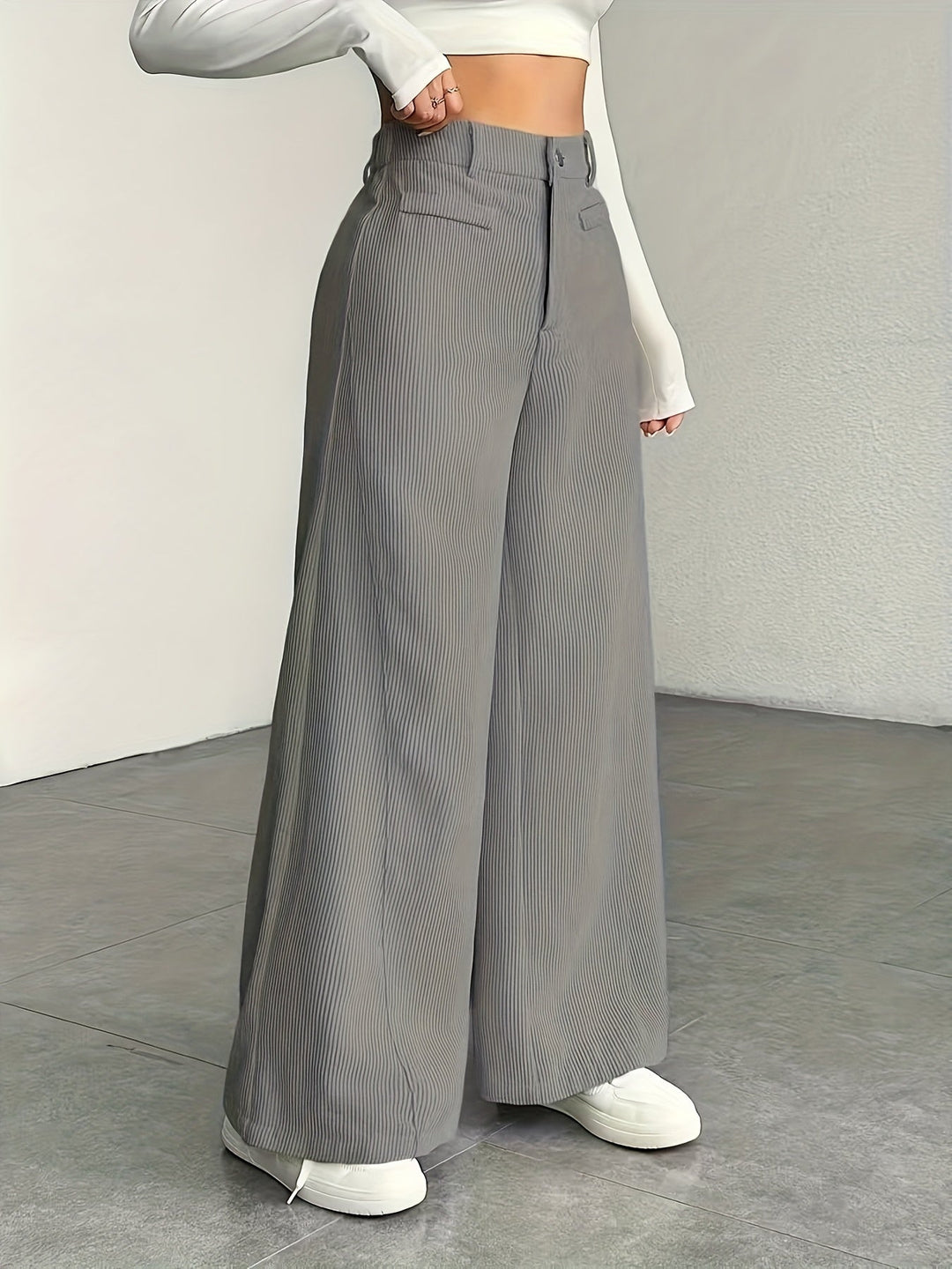 Kimberly | High-Waisted Wide-Leg Pants
