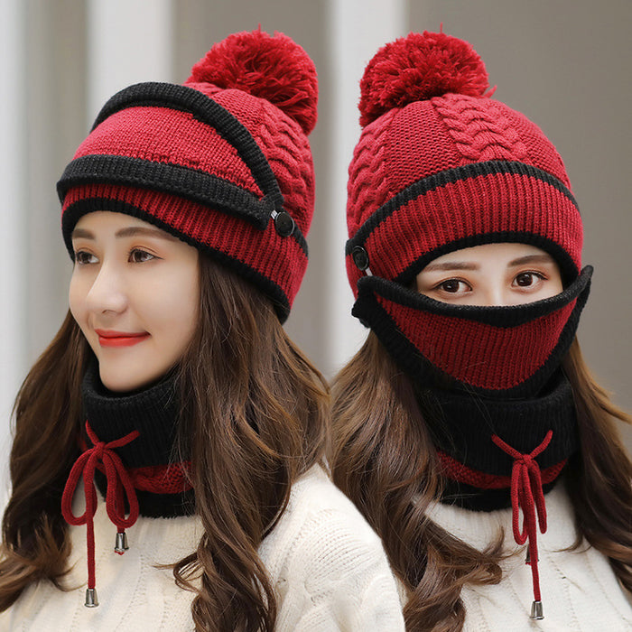 Taylor | 3-Piece Knit Beanie, Face Mask and Neck Warmer Set