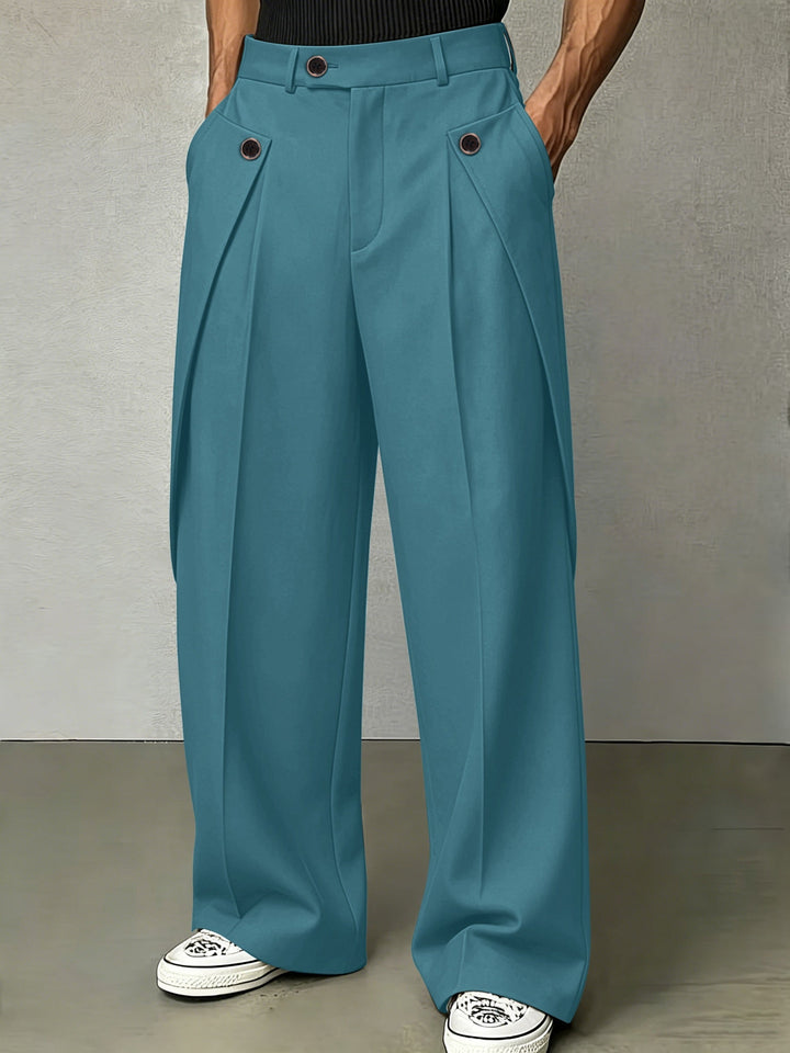 Hudson | Pleated Wide-Leg Pants