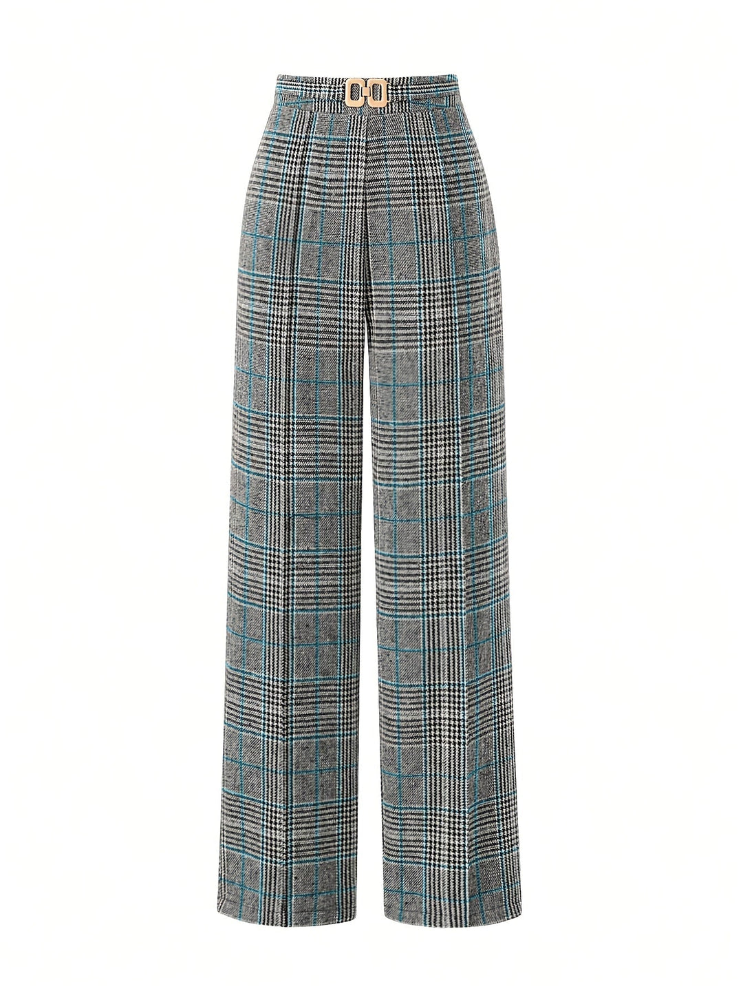 Matilda | Wide-Leg Plaid Pants