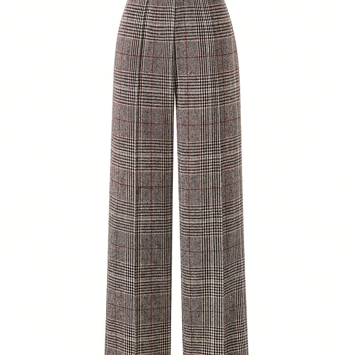 Matilda | Wide-Leg Plaid Pants