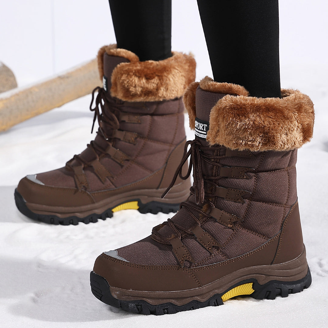 Greta | Cozy Lace-Up Winter Boots