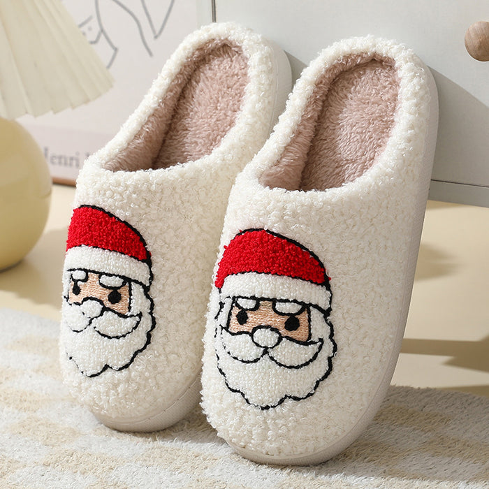 Jordan | Christmas Slippers with Santa, Reindeer, Gingerbread and More