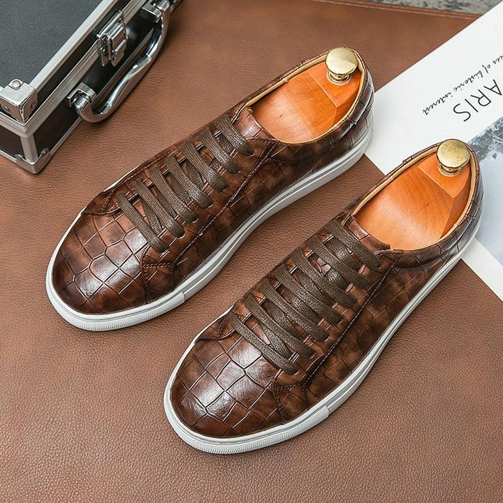 Bruno | Refined Textured Sneakers