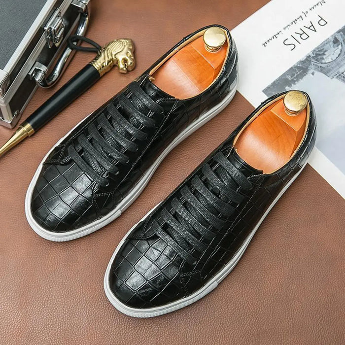 Bruno | Refined Textured Sneakers