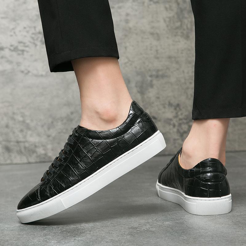 Bruno | Refined Textured Sneakers