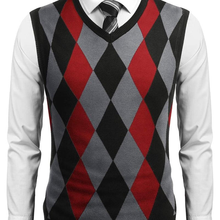 Chandler | Classic Argyle Sweater Vest