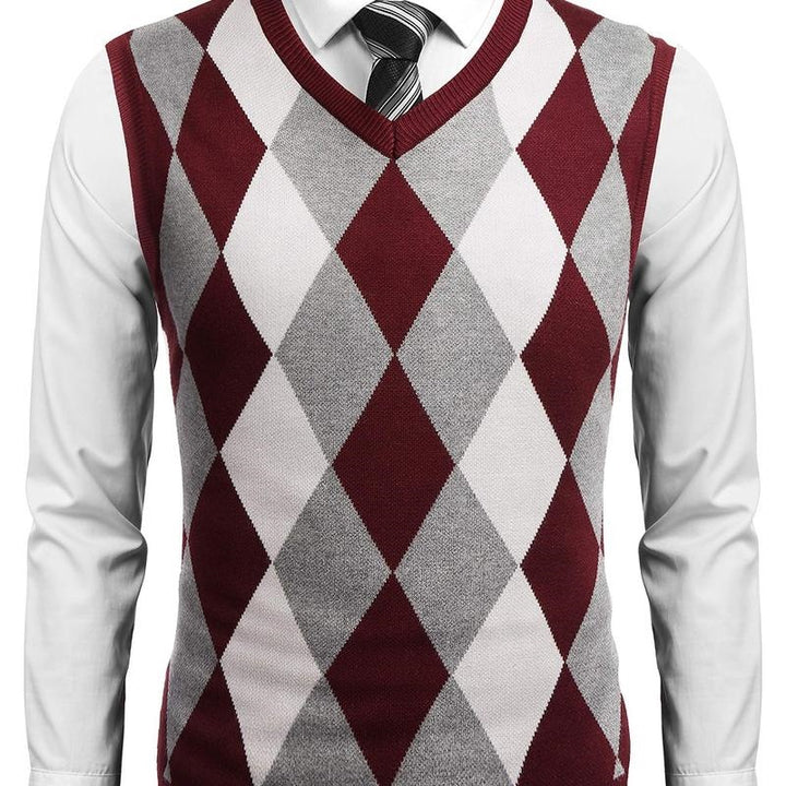 Chandler | Classic Argyle Sweater Vest