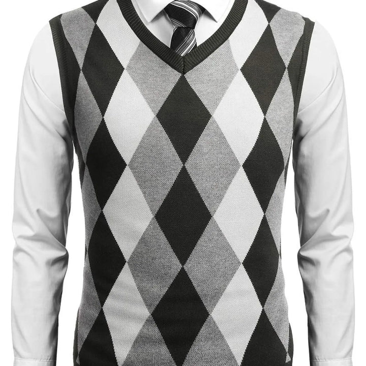 Chandler | Classic Argyle Sweater Vest
