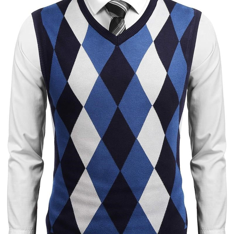 Chandler | Classic Argyle Sweater Vest