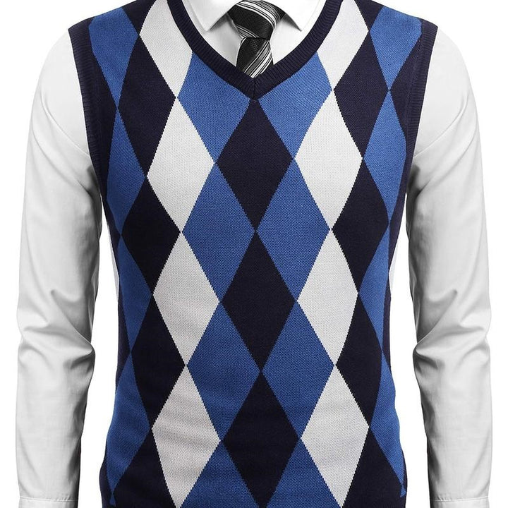 Chandler | Classic Argyle Sweater Vest