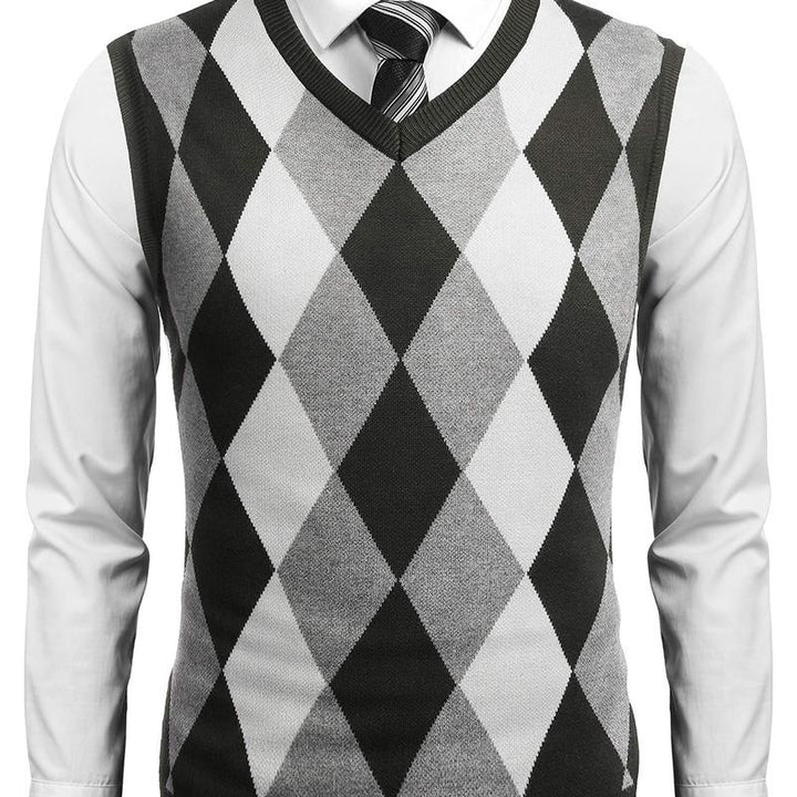 Chandler | Classic Argyle Sweater Vest