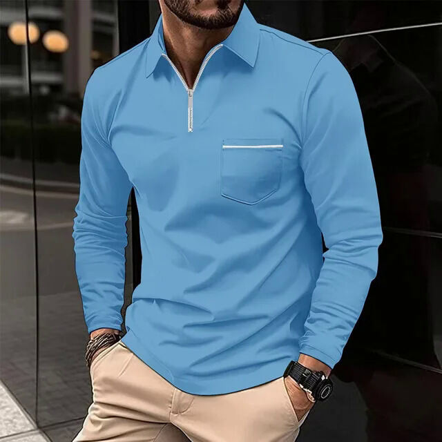 Dalton | Refined Long-Sleeve Polo Shirt