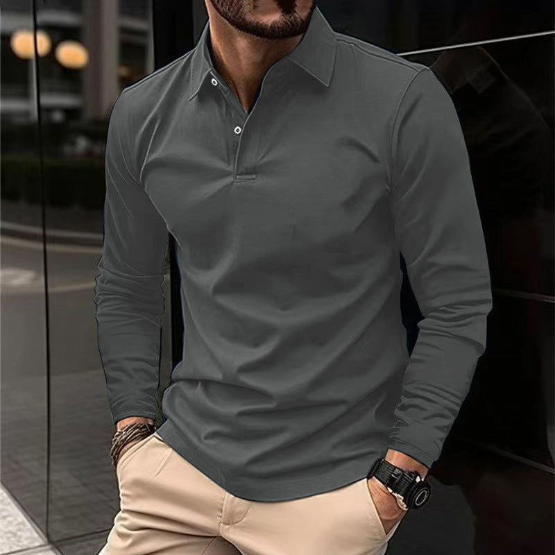 Dalton | Refined Long-Sleeve Polo Shirt