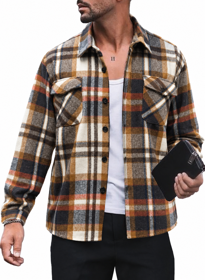 Dawson | Rugged Checked Shirt Jacket