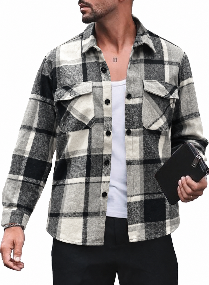 Dawson | Rugged Checked Shirt Jacket