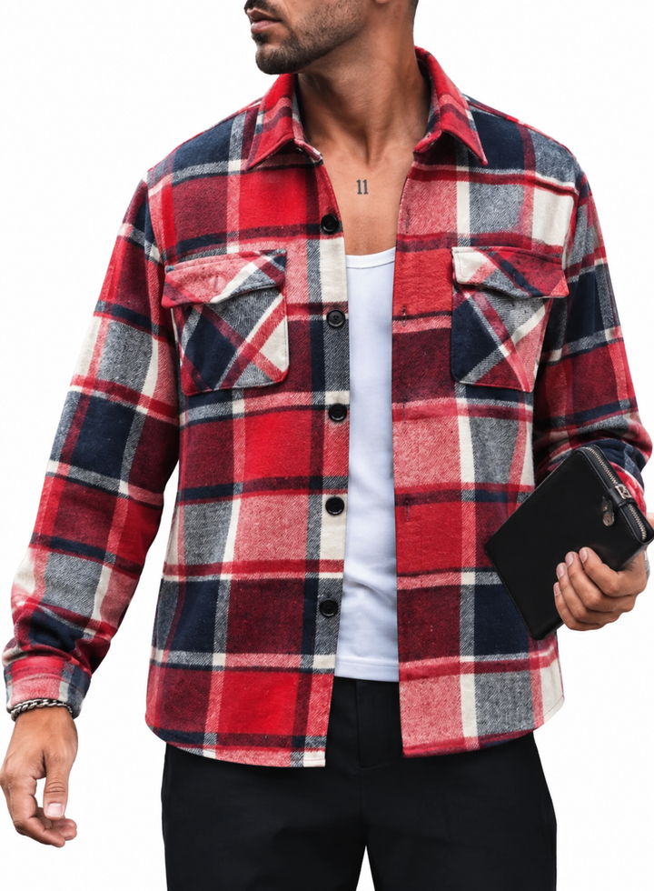 Dawson | Rugged Checked Shirt Jacket