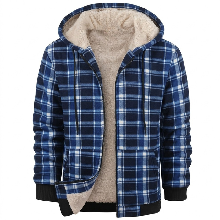 Declan | Cozy Hooded Zip-Up Jacket