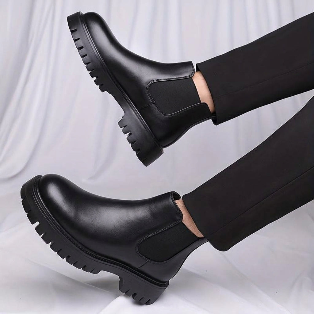 Foster | Rugged-Sole Chelsea Boots