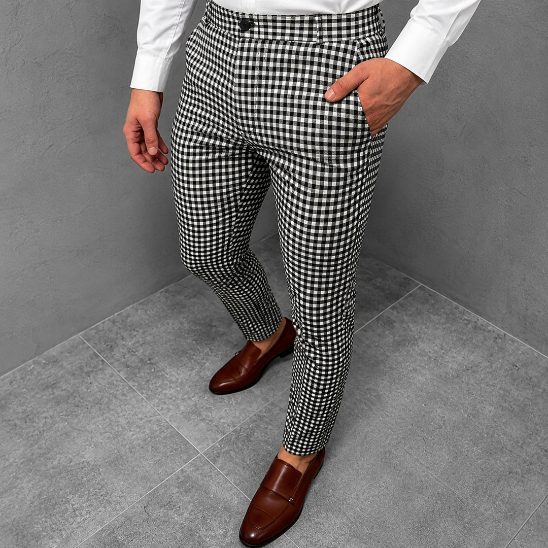 Gareth | Tailored Check Pants