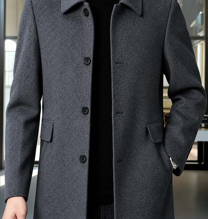 Gerard | Refined Single-Breasted Overcoat