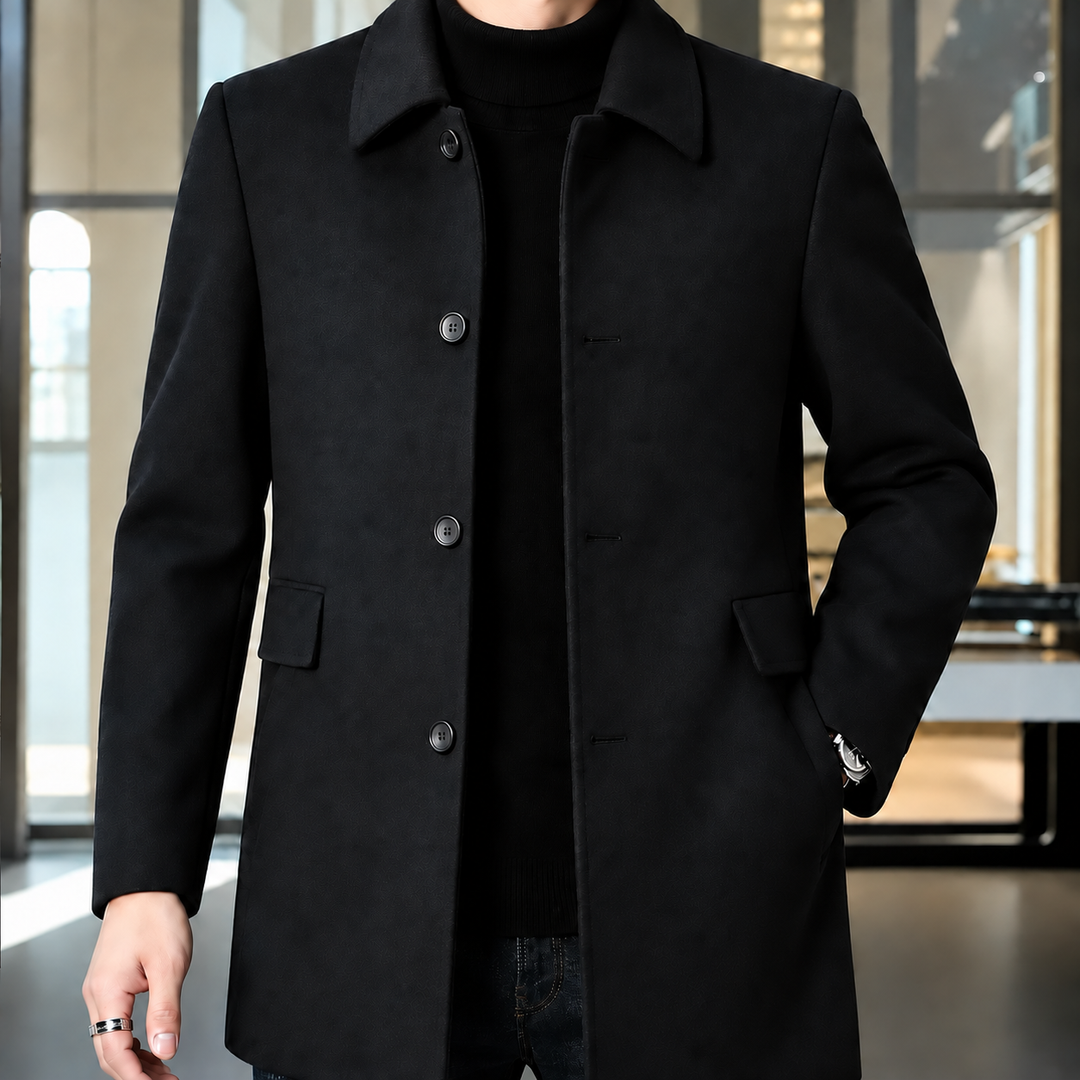 Gerard | Refined Single-Breasted Overcoat